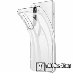 Szilikon védő tok / hátlap - ÁTLÁTSZÓ - SONY Xperia 1 IV (XQ-CT62) kép