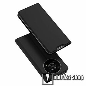 DUX DUCIS SKIN PRO slim design notesz / mappa tok - FEKETE - oldalra nyíló flip cover, asztali tartó funkció, szilikon belső, mágneses záródás - HUAWEI Honor X30 / Magic4 Lite / X9 5G / X9 4G / X40 GT - GYÁRI kép