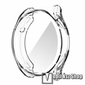 Okosóra szilikon védő tok / keret - ÁTLÁTSZÓ - Szilikon előlapvédő is! - HUAWEI Watch GT 3 Pro 43mm kép