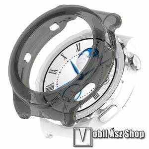Okosóra szilikontok - ÁTTETSZŐ FEKETE - HUAWEI Watch GT 3 Pro 43mm kép