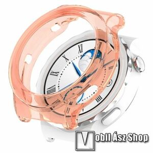 Okosóra szilikontok - ÁTTETSZŐ NARANCSSÁRGA - HUAWEI Watch GT 3 Pro 46mm / Watch GT 3 Porsche Design kép