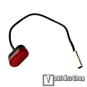 Xiaomi Mijia M365 elektromos rollerhez hátsó LED lámpa - 31cm hosszú vezetékkel, gyorscsatlakozós - FEKETE kép