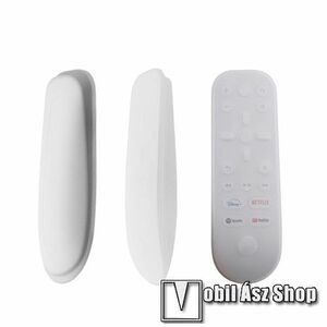 DOBE TP5-1537 szilikon védő tok SONY Playstation 5 (PS5) játékkonzol távirányítóhoz, csepp és porálló - FEHÉR - GYÁRI kép