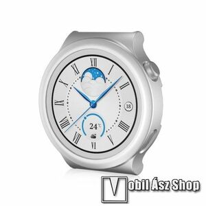 Okosóra műanyag védő tok / keret - EZÜST - HUAWEI Watch GT 3 Pro 43mm kép