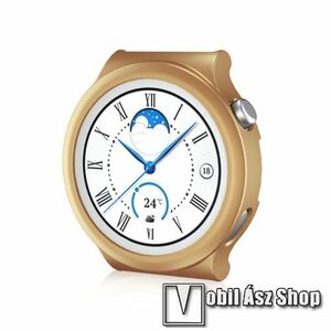 Okosóra műanyag védő tok / keret - ROSE GOLD - HUAWEI Watch GT 3 Pro 43mm kép