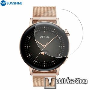 Huawei Watch GT 3 42mm, Sunshine Hydrogel TPU okosóra képernyővédő fólia, Ultra Clear, Önregeneráló!, 1db kép