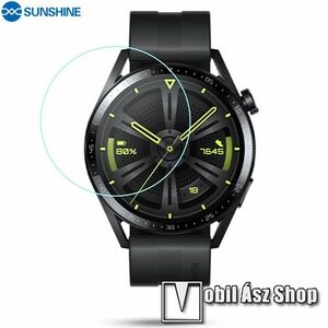 Huawei Watch GT 3 46mm, Sunshine Hydrogel TPU okosóra képernyővédő fólia, Ultra Clear, Önregeneráló!, 1db kép