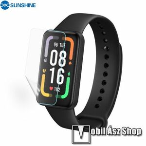 Xiaomi Redmi Smart Band Pro, Sunshine Hydrogel TPU okosóra képernyővédő fólia, Ultra Clear, Önregeneráló!, 1db kép