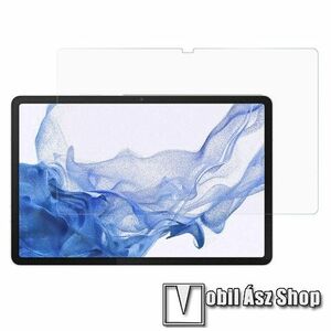 Samsung Galaxy Tab S11 Ultra, S10 Ultra, S9 Ultra, S8 Ultra, Képernyővédő fólia, HD Clear, 1db, törlőkendővel, A képernyő sík részét védi kép