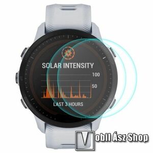 ENKAY okosóra előlap védő karcálló edzett üveg - 2db - 0, 2 mm vékony, 9H, 2.15D, A képernyő sík részét védi - Garmin Forerunner 955 - GYÁRI kép