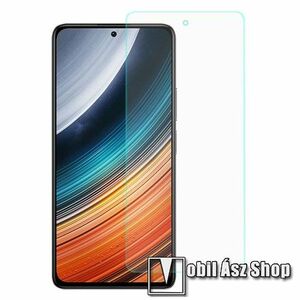 Előlap védő karcálló edzett üveg - 0, 3 mm vékony, 9H, Arc Edge, A képernyő sík részét védi - Xiaomi Redmi K40S 5G / Xiaomi Poco F4 5G kép
