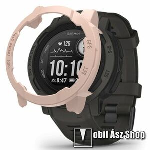 Garmin Instinct 2, Okosóra műanyag védőtok, Keret, Bumper, Rózsaszín kép