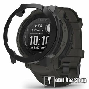 Garmin Instinct 2S, Okosóra műanyag védőtok, Keret, Bumper, Fekete kép