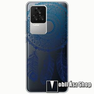 Szilikon védő tok / hátlap - ÁLOMCSAPDA MINTÁS - ÁTLÁTSZÓ - Xiaomi Redmi K40S 5G / Xiaomi Poco F4 5G kép