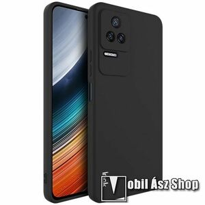 Xiaomi Poco F4 5G, Imak UC-4 telefontok, Védőtok, Hátlap, Kameravédelem, Szilikon, Fekete kép
