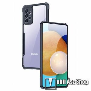 XUNDD műanyag védő tok / hátlap - FEKETE / ÁTLÁTSZÓ - szilikon szegély, erősített sarkok - ERŐS VÉDELEM! - SAMSUNG Galaxy A52 5G (SM-A526F) / A52 4G (SM-A525F) / A52s 5G (SM-A528B/DS) - GYÁRI kép