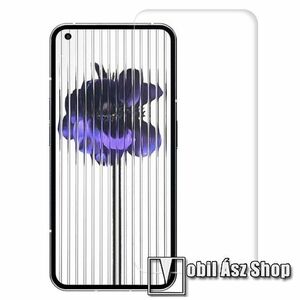Előlap védő karcálló edzett üveg - 0, 3 mm vékony, 9H, Arc Edge, A képernyő sík részét védi - Nothing Phone (1) kép
