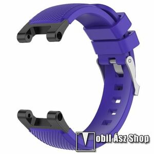 Okosóra szíj - szilikon - LILA - 109mm + 86mm hosszú, csavarhúzóval, TENGELY NÉLKÜL! - Xiaomi Amazfit T-Rex / Amazfit T-Rex Pro / Amazfit Ares kép