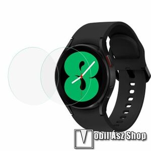 Okosóra előlap védő karcálló edzett üveg - 2db - 0.3mm, 9H, A képernyő sík részét védi - SAMSUNG Galaxy Watch5 40mm kép