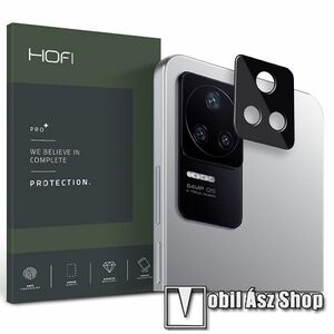 HOFI PRO+ CAMERA SYTLING kamera lencsevédő karcálló edzett üveg - FEKETE - 1db, 9H, 0, 33mm - Xiaomi Redmi K40S 5G / Xiaomi Poco F4 5G - GYÁRI kép