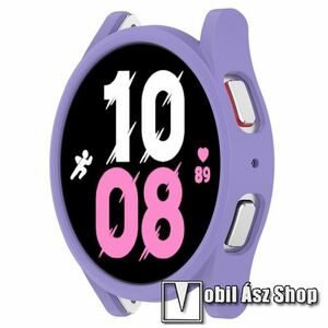 Okosóra műanyag védő tok / keret - VILÁGOSLILA - SAMSUNG Galaxy Watch4 44mm (SM-R870) / Watch5 44mm (SM-R915F) kép