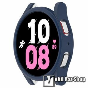 Okosóra műanyag védő tok / keret - ÉJKÉK - SAMSUNG Galaxy Watch4 44mm (SM-R870) / Watch5 44mm (SM-R915F) kép