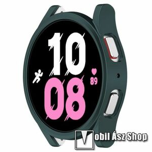 Okosóra műanyag védő tok / keret - ZÖLD - SAMSUNG Galaxy Watch4 40mm (SM-R860) / Watch5 40mm (SM-R905F) kép