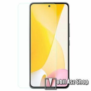 Előlap védő karcálló edzett üveg - 0, 3 mm vékony, 9H, Arc Edge, A képernyő sík részét védi - Xiaomi 12 Lite 5G kép