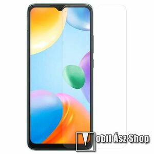 Előlap védő karcálló edzett üveg - 0, 3 mm vékony, 9H, Arc Edge, A képernyő sík részét védi - Xiaomi Poco C40 kép