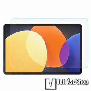 Előlap védő karcálló edzett üveg - 0, 3mm vékony, 9H, Arc Edge, A képernyő sík részét védi - Xiaomi Pad 5 Pro 12.4 (2022) kép