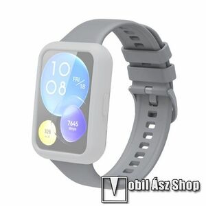 Okosóra szilikontok - SZÜRKE - HUAWEI Watch Fit 2 Classic Edition / Watch Fit 2 Active Edition kép