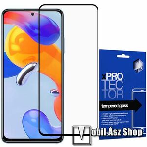 Xpro előlap védő karcálló edzett üveg - FEKETE - 9H, 0, 33mm, A teljes felületén tapad - A TELJES KIJELZŐT VÉDI! - Xiaomi Redmi Note 11 Pro 4G (Global) / 11 Pro 5G (Global) / 11E Pro / 12 Pro 4G - GYÁRI kép