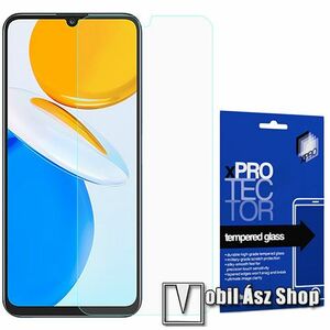 Xpro előlap védő karcálló edzett üveg - 0, 33 mm vékony, 9H, Arc Edge, A képernyő sík részét védi - HUAWEI Honor X7 - GYÁRI kép