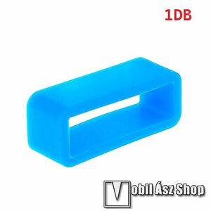 Okosóra szíj bújtató - 1db, szilikon, 14mm széles szíjakhoz, nem mérgező, mosható, A feltüntetett méret a bujtató belső szélességét jelöli! - VILÁGOSKÉK kép