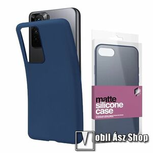 Xpro szilikon védő tok / hátlap - ULTRAVÉKONY! 0.33mm - MATT SÖTÉTKÉK - Xiaomi Redmi Note 11 4G (Global version) / Redmi Note 11S (Global version) - GYÁRI kép