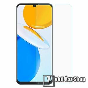 Előlap védő karcálló edzett üveg - 0, 3 mm vékony, 9H, Arc Edge, A képernyő sík részét védi - HUAWEI Honor X7 / Honor Play 30 Plus kép