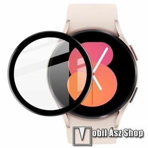 IMAK Anti-Scratch Bubble-Free HD PMMA flexibilis okosóra üvegfólia - FEKETE - 1db - A TELJES ELŐLAPOT VÉDI! - SAMSUNG Galaxy Watch5 40mm (SM-R905F) - GYÁRI kép