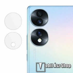 IMAK kamera lencsevédő üvegfólia - 2db, 9H, 0.2 mm, Arc Edges - HUAWEI Honor 70 5G (FNE-AN00) - GYÁRI kép