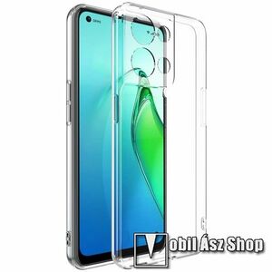 IMAK UX-10 szilikon védő tok / hátlap - 1, 3mm vékony - ÁTLÁTSZÓ - Oppo Reno8 5G (Global) / Reno8 5G (China) - GYÁRI kép