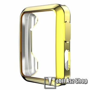 Okosóra szilikon védő tok / keret - GALVANIZÁLT ARANY - Szilikon előlapvédő is! - HUAWEI Watch D kép