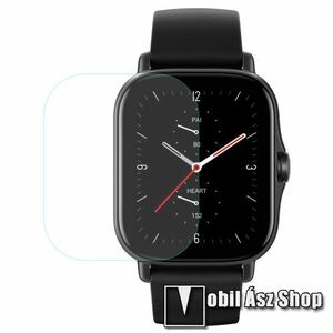 Xiaomi Amazfit GTS 4 Mini, TPU okosóra képernyővédő fólia, 1db, Clear, törlőkendővel kép