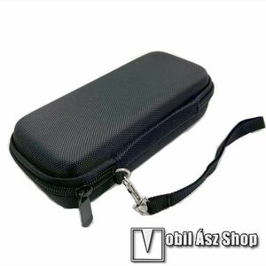 Philips OneBlade borotva tartó / hordozó táska - EVA, ütődésálló, cipzáros, hálós zseb, hordozó fül, 175 x 70 x 50mm - ERŐS VÉDELEM! - FEKETE - Philips OneBlade Pro QP6520 / QP6510 / 70 / QP6620 / 30 / QP2520 / 90 / 70 kép