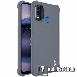 IMAK Silky szilikon védő tok / hátlap - MATT SZÜRKE - ERŐS VÉDELEM! - NOKIA G11 Plus - GYÁRI kép