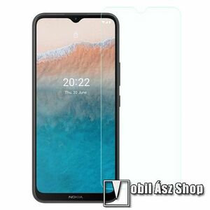 Előlap védő karcálló edzett üveg - 0, 3 mm vékony, 9H, Arc Edge, A képernyő sík részét védi - NOKIA C21 Plus kép