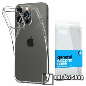 Xpro szilikon védő tok / hátlap - ULTRAVÉKONY! 0.33mm - ÁTLÁTSZÓ - APPLE iPhone 14 Pro - GYÁRI kép
