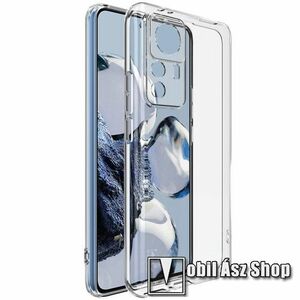 IMAK UX-10 szilikon védő tok / hátlap - 1, 3mm vékony - ÁTLÁTSZÓ - Xiaomi 12T Pro - GYÁRI kép