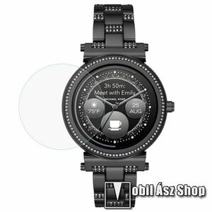 Michael Kors Access Sofie, TPU okosóra képernyővédő fólia, 1db, Clear, törlőkendővel kép