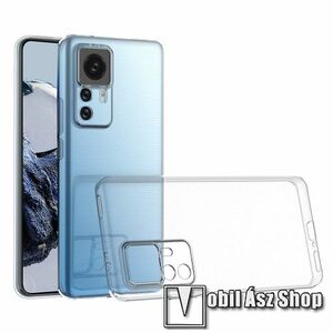 Szilikon védő tok / hátlap - ÁTLÁTSZÓ - Xiaomi 12T / 12T Pro / Redmi K50 Ultra kép