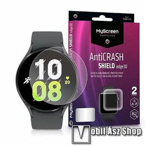 MyScreen Protector AntiCrash Shield Edge3D okosóra képernyővédő fólia - Ultra Clear, ÖNREGENERÁLÓ! - 2db - SAMSUNG Galaxy Watch5 44mm (SM-R915F) - GYÁRI kép