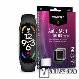 MyScreen Protector AntiCrash Shield Edge3D okosóra képernyővédő fólia - Ultra Clear, ÖNREGENERÁLÓ! - 2db - Xiaomi Mi Band 7 - GYÁRI kép